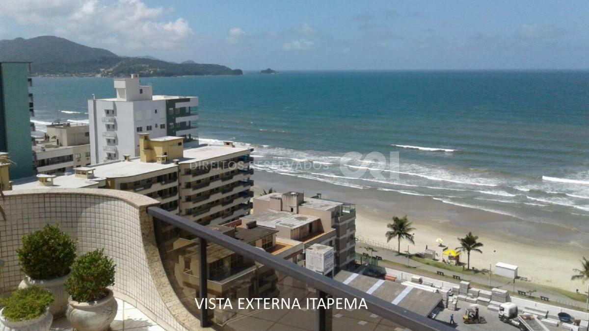 Apartamento Duplex com 4 Suítes no Edifício Canadá em Meia Praia, Itapema