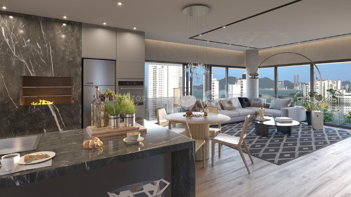 Apartamento com 2 Quartos no Edifício Sytonia na Meia Praia em Itapema