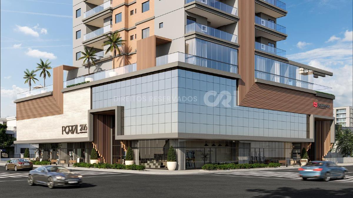 Apartamento com 3 Suítes no Portal 246 Residence na Meia Praia em Itapema
