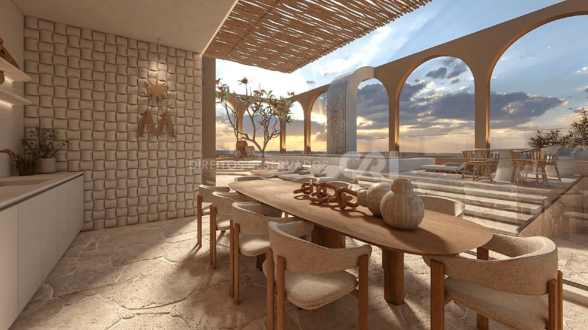 Apartamento na planta com 2 suítes no Edifício Meraki na Praia Brava em Itajaí