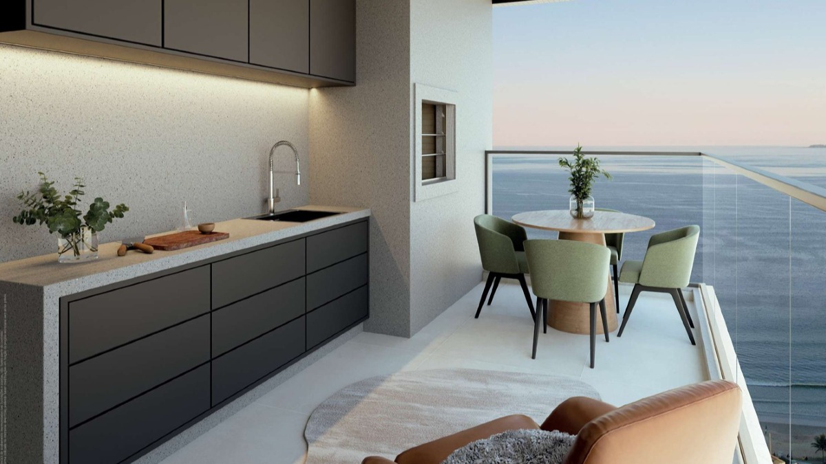 Apartamento com 3 Suítes no Essenza Del Mare no Centro de Itapema