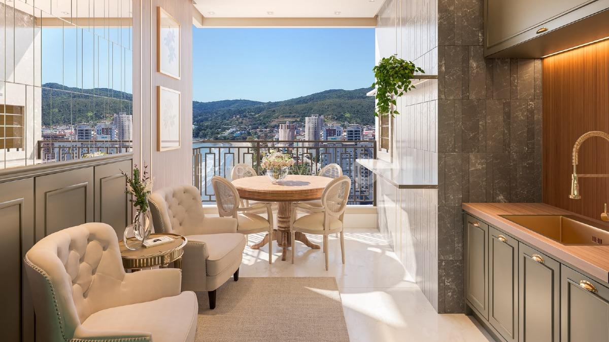 Apartamento com 3 Suítes no Palais Royal em Balneário Perequê, Porto Belo