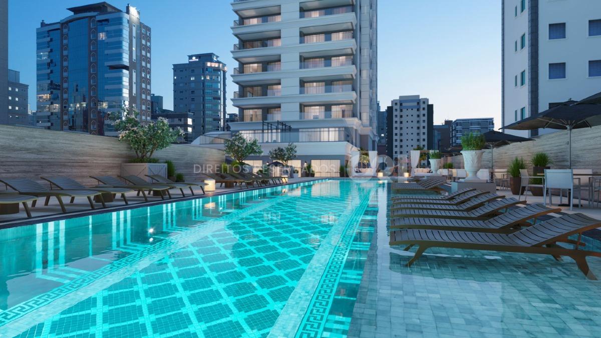 Apartamento com 4 Suítes no L'Atelier Concept Homes na Meia Praia em Itapema