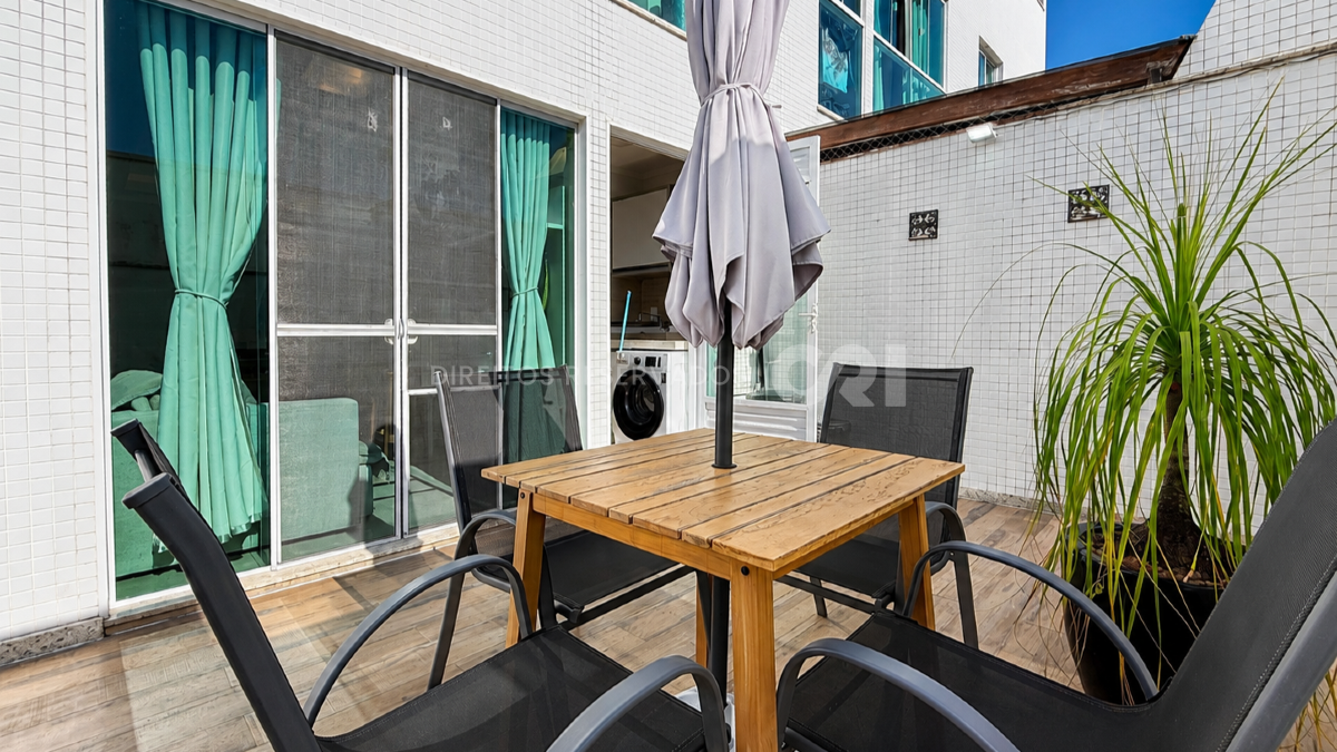 Apartamento garden com 2 quartos no Brava Tower na Praia dos Amores em Balneário Camboriú 