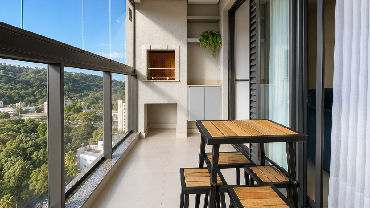 Apartamento com 2 Suítes mobiliado Brava Garden na Praia Brava em Itajaí