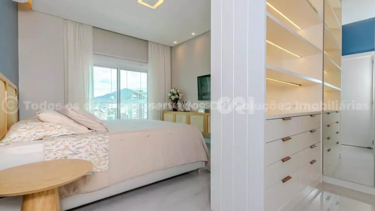 Penthouse Mobiliada 5 Suítes, 6 Banheiros e 4 Vagas no Topázio Imperial Meia Praia Itapema