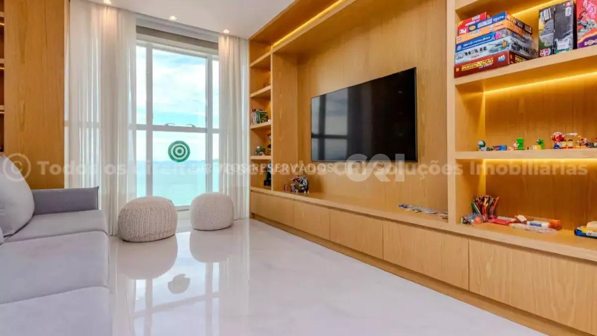 Penthouse Mobiliada 5 Suítes, 6 Banheiros e 4 Vagas no Topázio Imperial Meia Praia Itapema