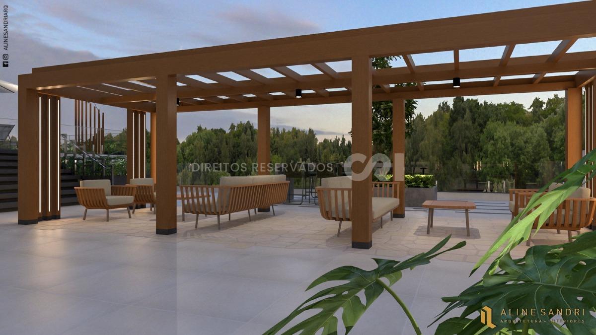 Apartamento com 82m² e 2 Suítes no Edifício Torres da Brava na Praia Brava em Itajaí