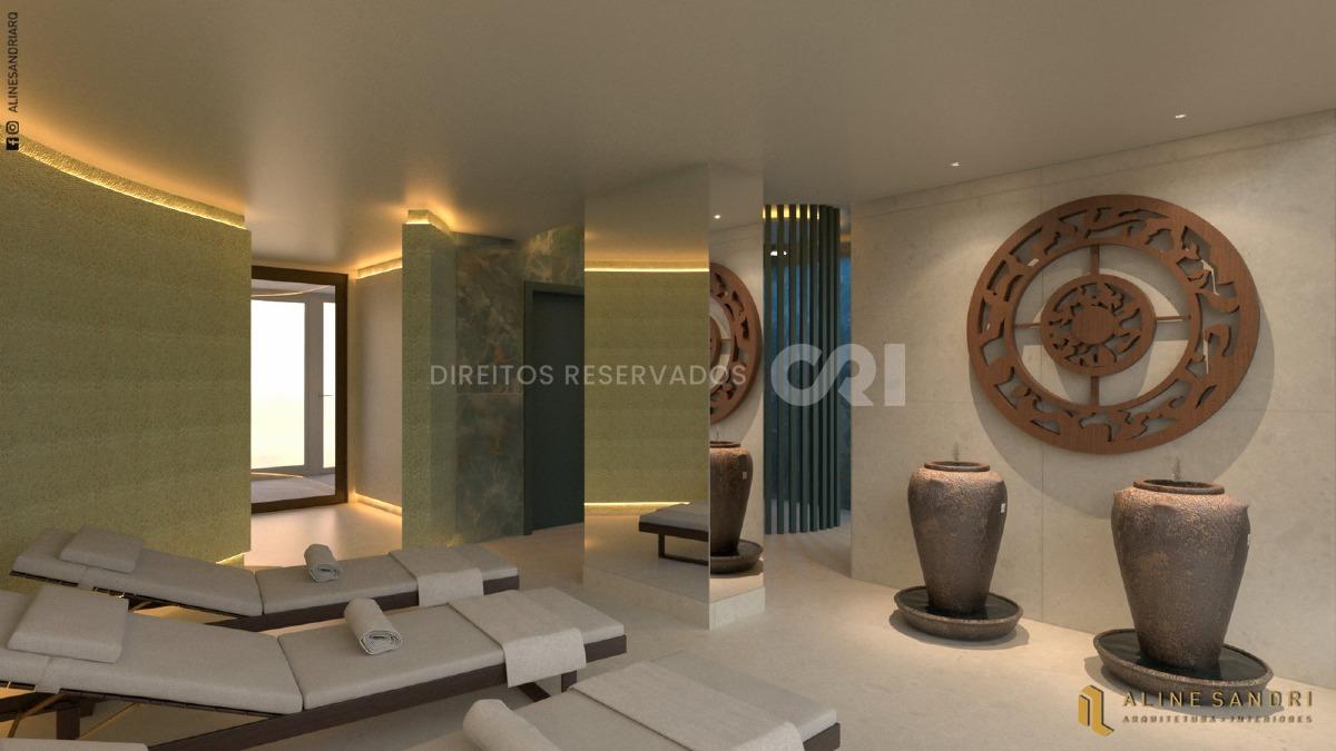 Apartamento com 82m² e 2 Suítes no Edifício Torres da Brava na Praia Brava em Itajaí