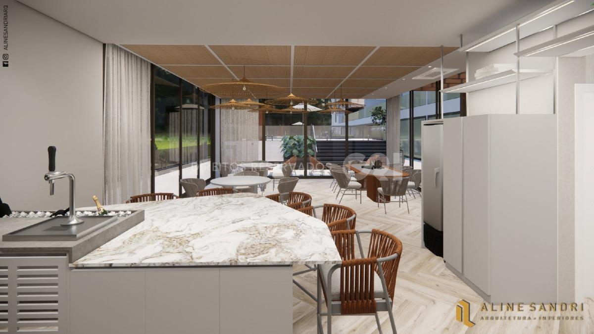 Apartamento com 82m² e 2 Suítes no Edifício Torres da Brava na Praia Brava em Itajaí