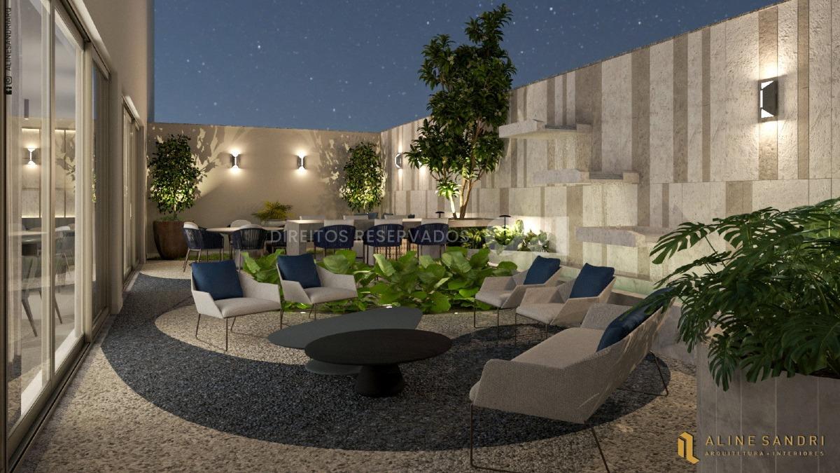 Apartamento com 82m² e 2 Suítes no Edifício Torres da Brava na Praia Brava em Itajaí