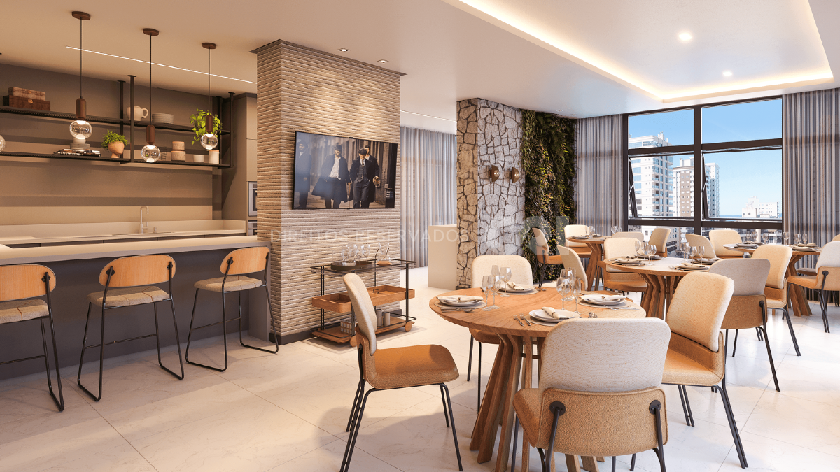 Apartamento com 3 Suítes no Piazza Zilli no Centro de Itapema
