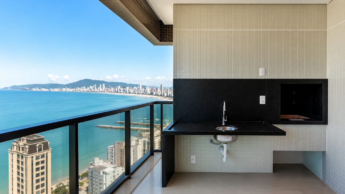 Apartamento com 2 Suítes no Boulevard Royal no Centro de Itapema