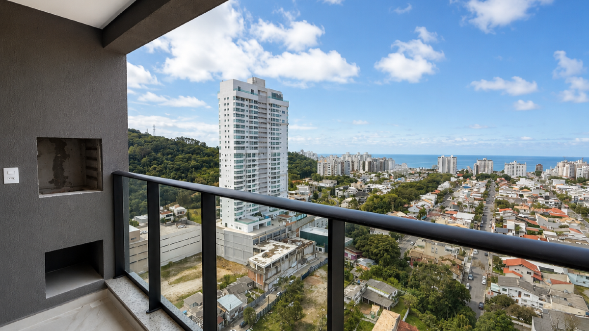 Apartamento vista para o Mar com 3 Suítes no Sky Brava na Praia Brava em Itajaí