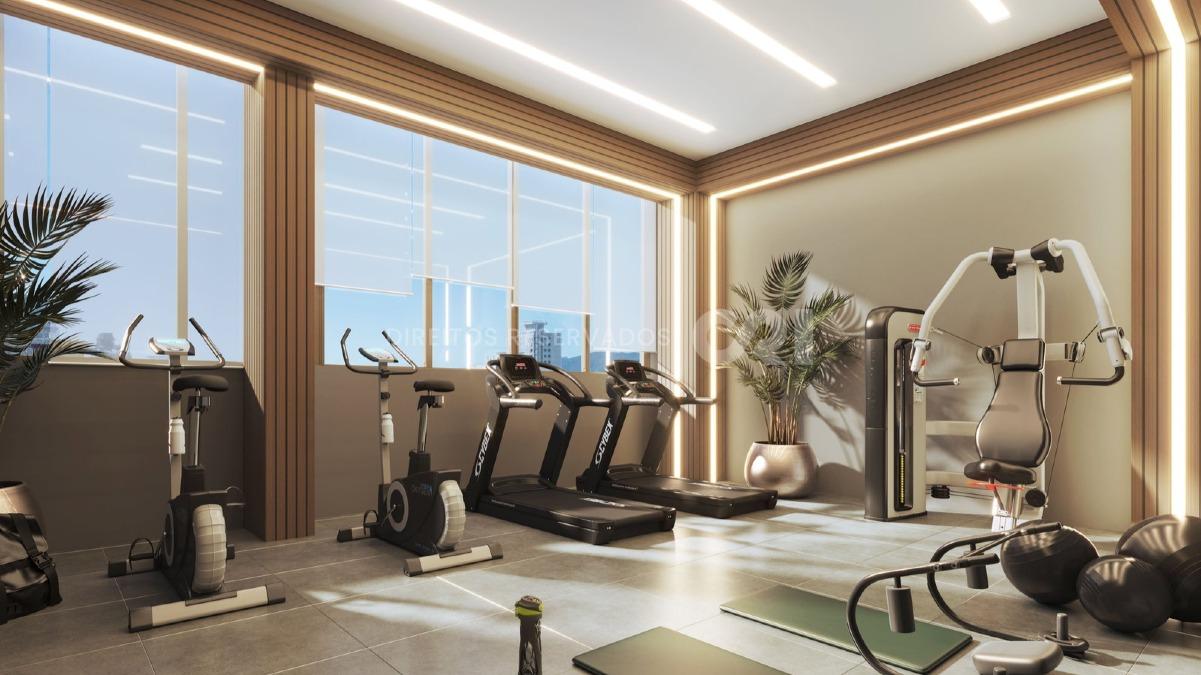Apartamento com 3 Suítes no Edifício Senses na Meia Praia, Itapema.