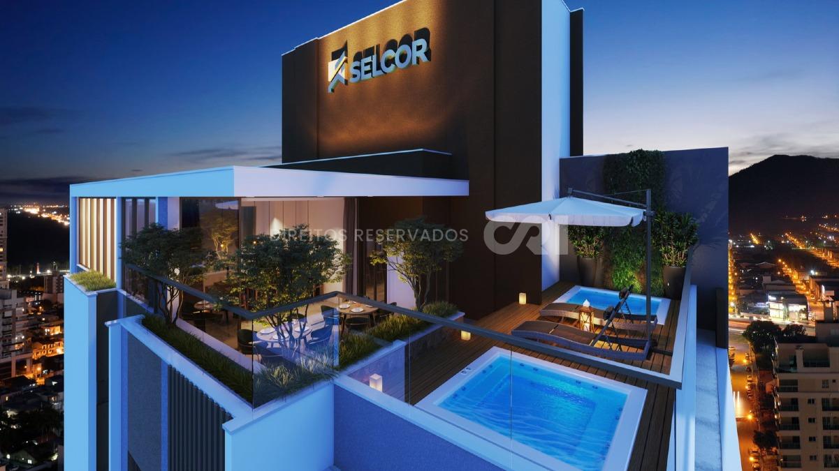 Apartamento com 3 Suítes no Edifício Senses na Meia Praia, Itapema.