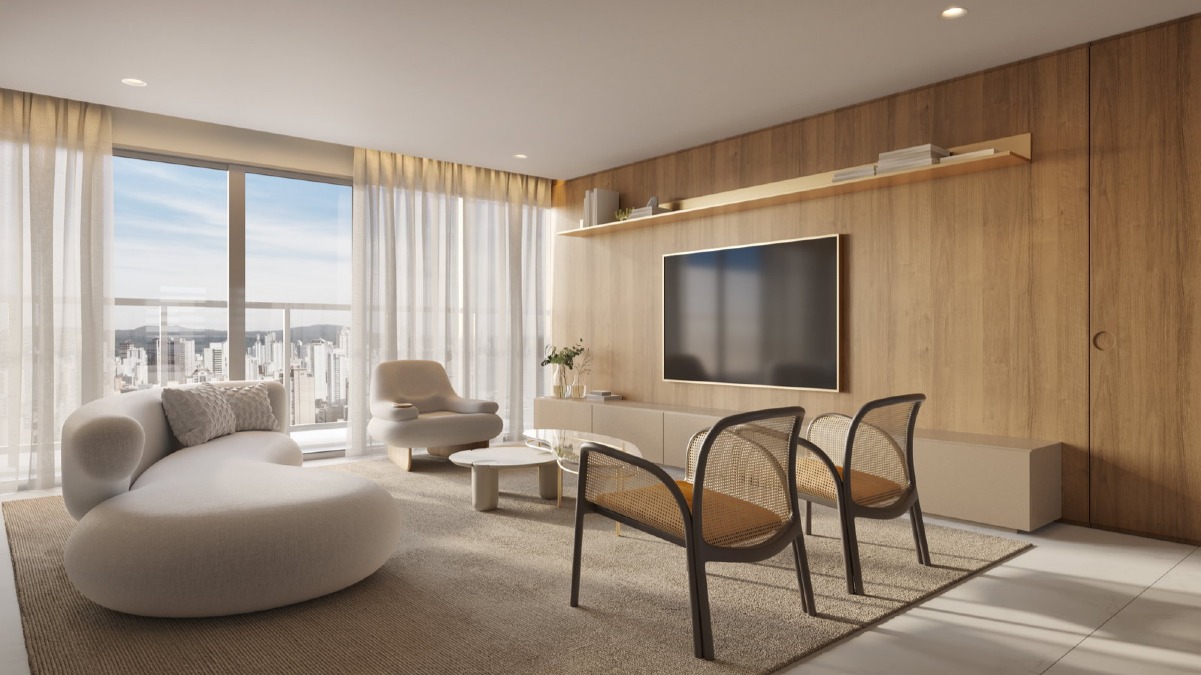 Apartamento com 4 Suítes no Edifício Elbrus no Centro de Balneário Camboriú