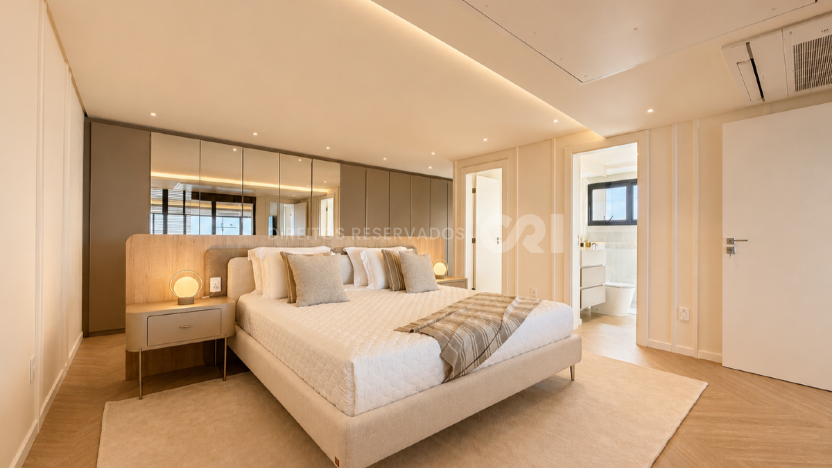 Garden duplex frente mar com 4 suítes no Sunrise na Praia Brava em Itajaí 