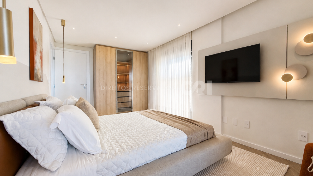 Garden duplex frente mar com 4 suítes no Sunrise na Praia Brava em Itajaí 
