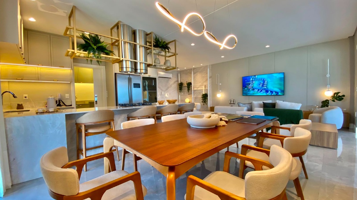Apartamento Showroom com 4 Suítes no Shard Tower em Meia Praia, Itapema