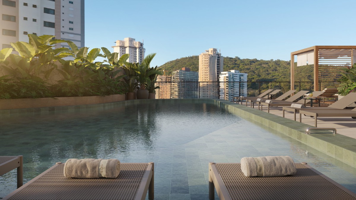Apartamento com 1 Dormitório no Versus no Bairro Fazenda em Itajaí