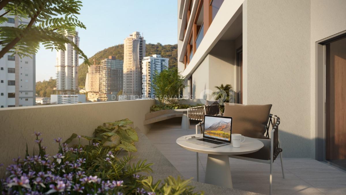 Apartamento com 1 Dormitório no Versus no Bairro Fazenda em Itajaí