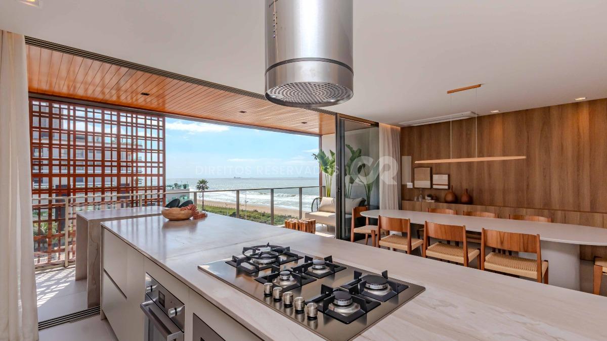 Apartamento Frente Mar com 3 Suítes no Tirreno Residenziale na Praia Brava em Itajaí