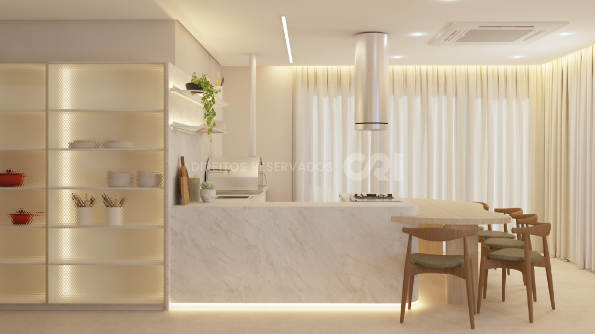 Apartamento com 3 Suítes no Aura Living Home na Praia Brava em Itajaí