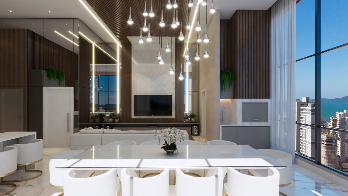 Apartamento com 3 Suítes no Gran Bellagio, Meia Praia, Itapema