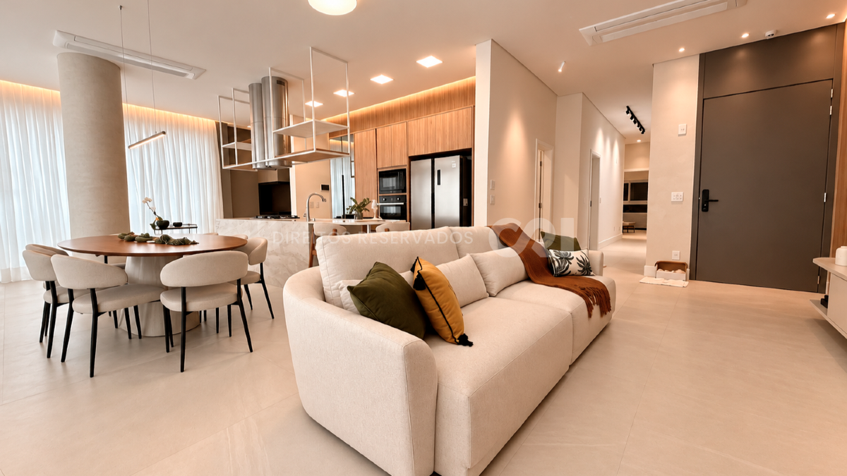 Apartamento Mobiliado com 3 Suítes no Brava Aikon na Praia Brava em Itajaí