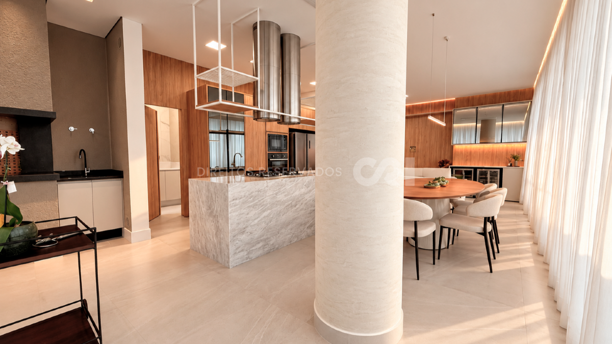 Apartamento Mobiliado com 3 Suítes no Brava Aikon na Praia Brava em Itajaí