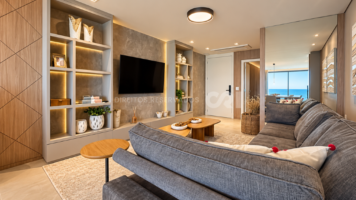 Apartamento Mobiliado com 4 Suítes no Le Blanc na Praia Brava em Itajaí