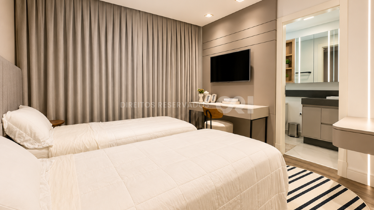 Apartamento Mobiliado com 4 Suítes no Le Blanc na Praia Brava em Itajaí