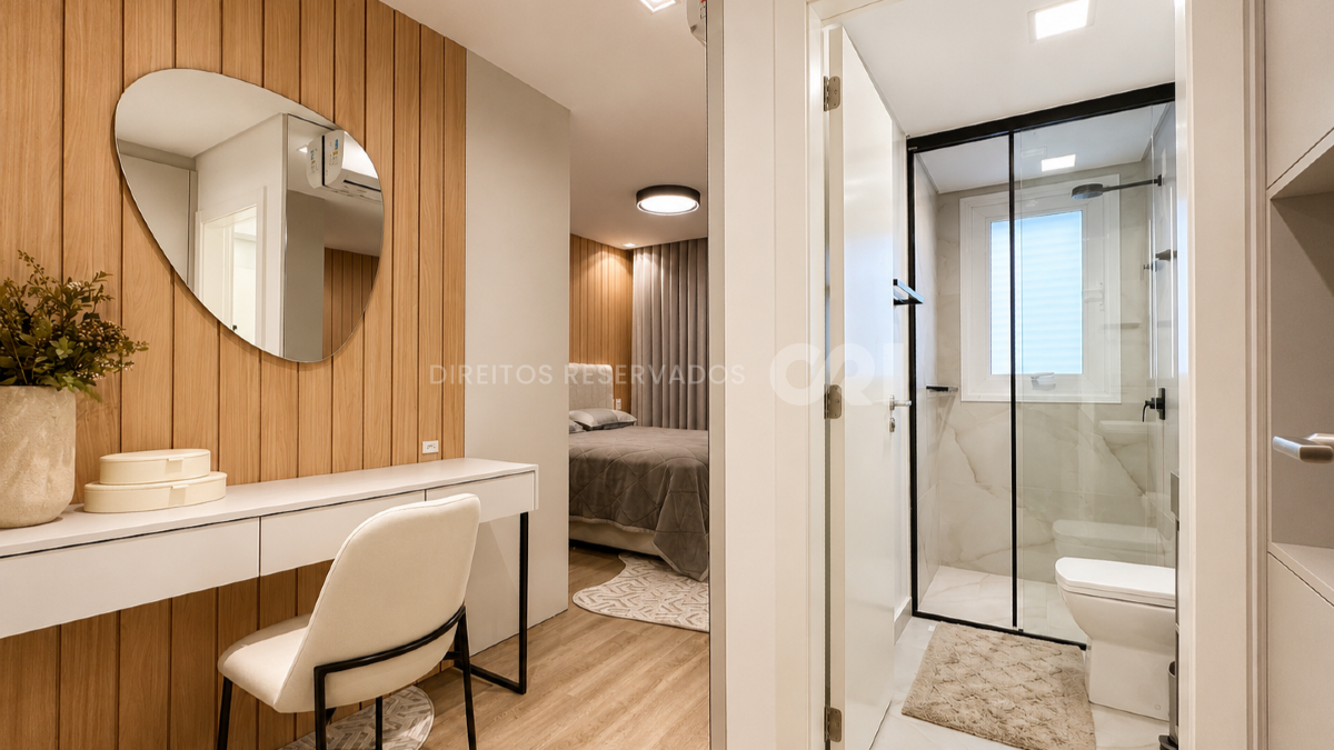 Apartamento Mobiliado com 4 Suítes no Le Blanc na Praia Brava em Itajaí