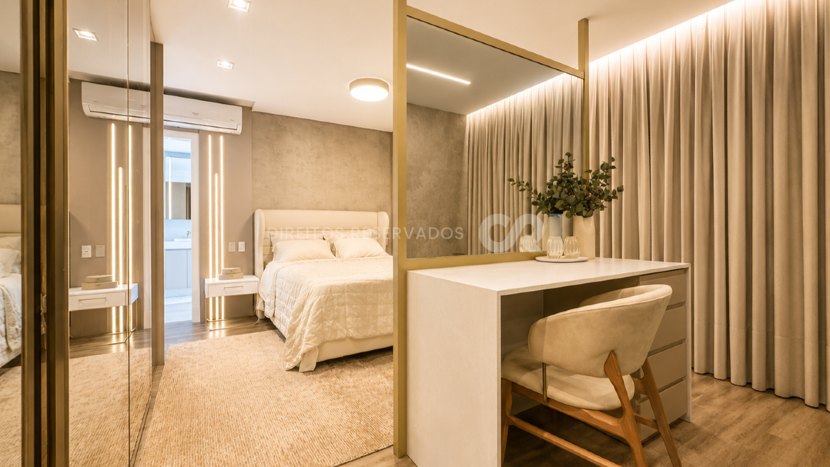 Apartamento Mobiliado com 4 Suítes no Le Blanc na Praia Brava em Itajaí