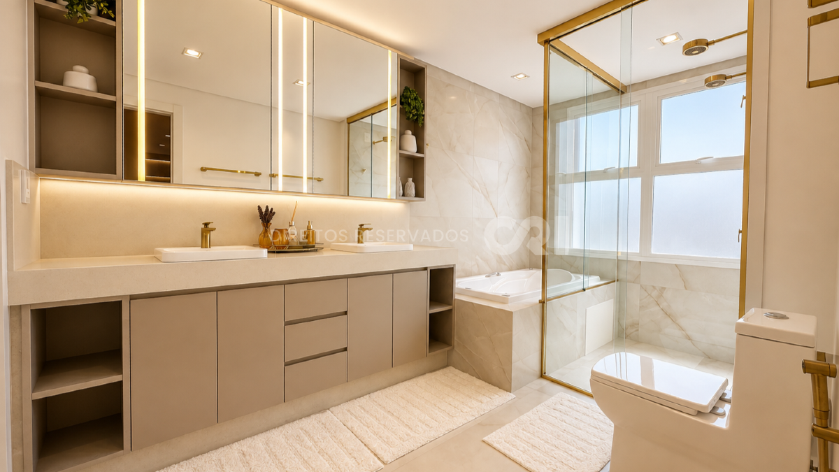 Apartamento Mobiliado com 4 Suítes no Le Blanc na Praia Brava em Itajaí