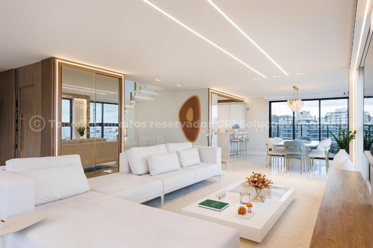 Foto do imóvel Cobertura no Edifício Brava Palace em Itajaí – 4 suítes, piscina privativa e vista para o mar
