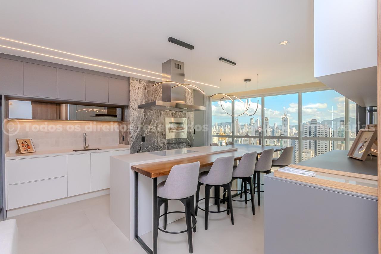 Foto do imóvel Apartamento no Alameda Jardins em Balneário Camboriú – 114m², 3 suítes e vista para o mar