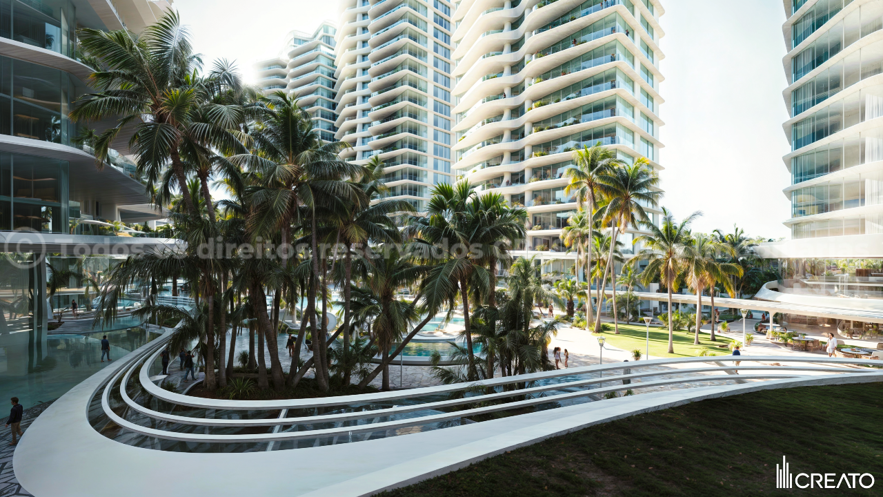 Foto do imóvel Edifício Atmosphere Spa Home Club a 280 metros do mar na Praia Brava em Itajaí.