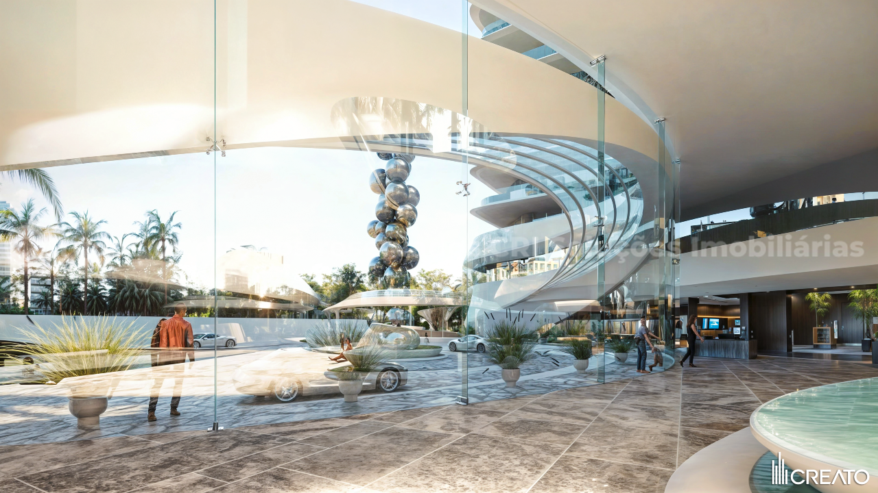 Foto do imóvel Edifício Atmosphere Spa Home Club a 280 metros do mar na Praia Brava em Itajaí.