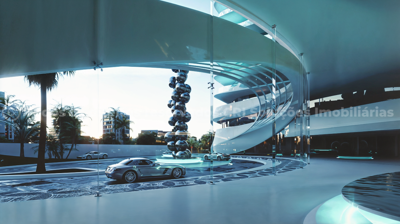 Foto do imóvel Edifício Atmosphere Spa Home Club a 280 metros do mar na Praia Brava em Itajaí.