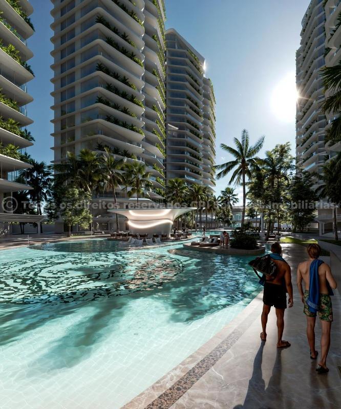 Foto do imóvel Edifício Atmosphere Spa Home Club a 280 metros do mar na Praia Brava em Itajaí.