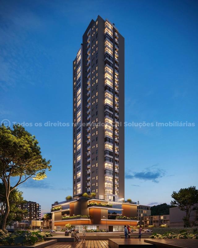Apartamento na planta com 2 dormitórios no Edifício Positano na Praia Brava em Itajaí