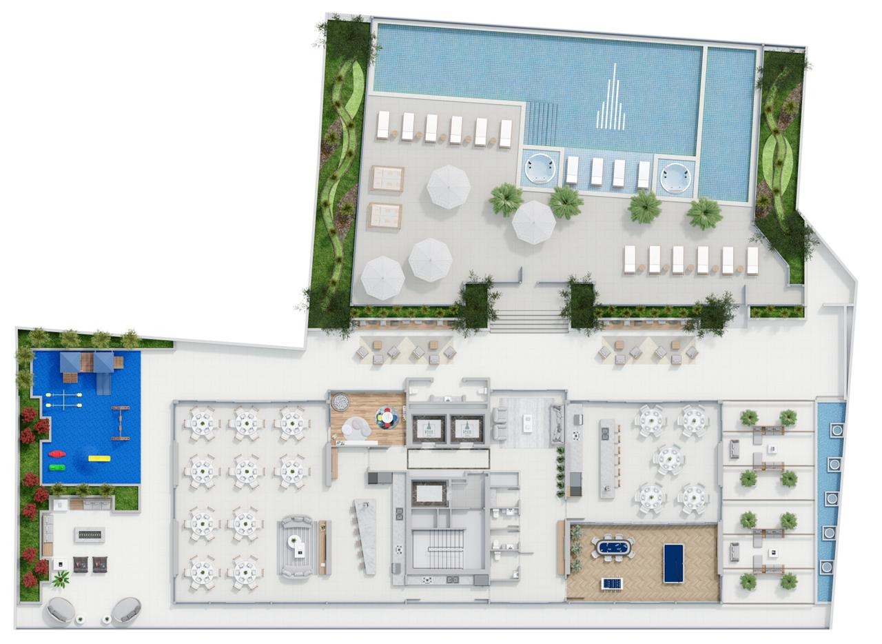 Foto do imóvel Apartamento de alto-padrão com 4 suítes e 4 vagas de garagem á venda no Edifício Grand Place em Balneário Camboriú