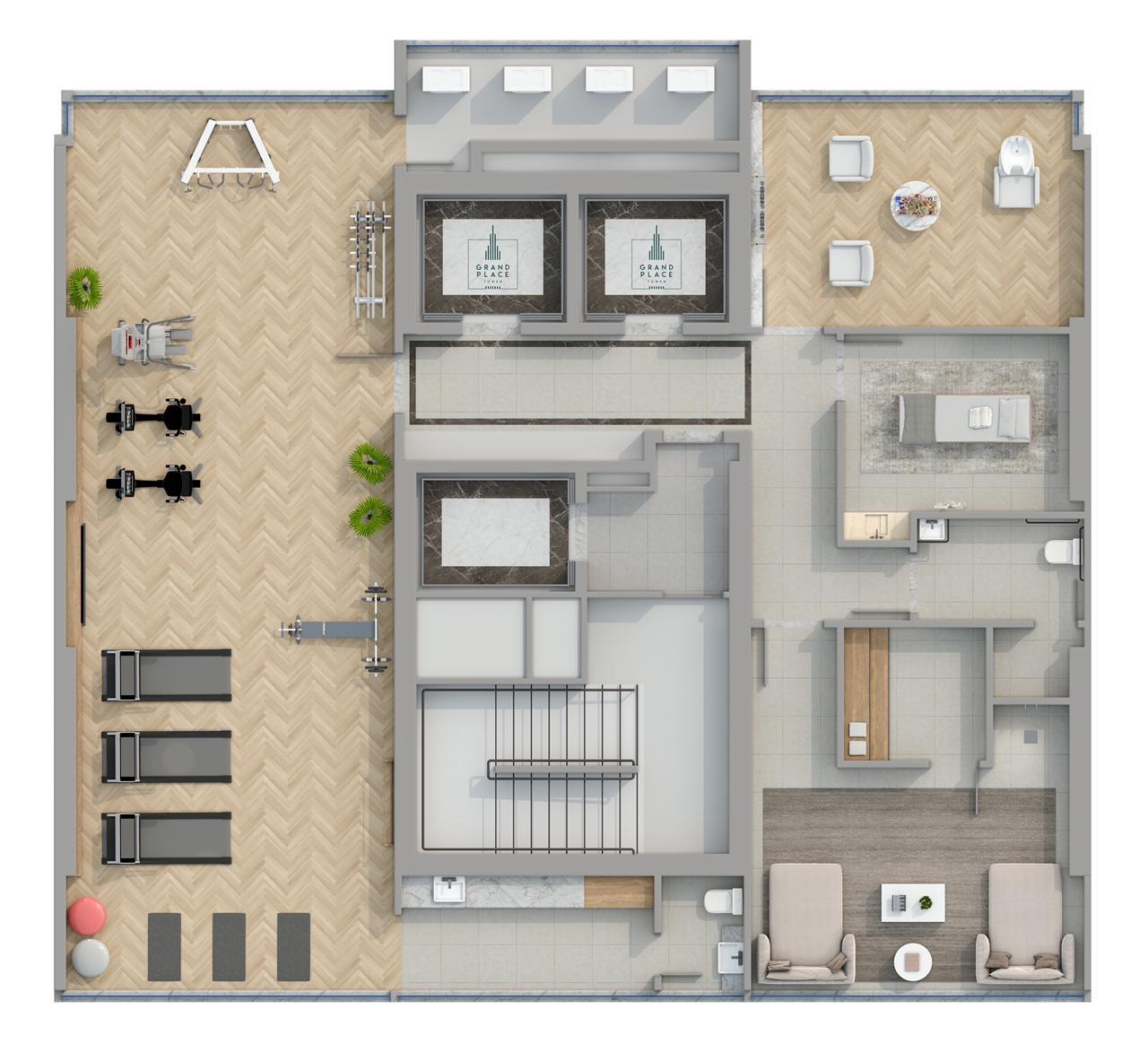 Foto do imóvel Apartamento de alto-padrão com 4 suítes e 4 vagas de garagem á venda no Edifício Grand Place em Balneário Camboriú