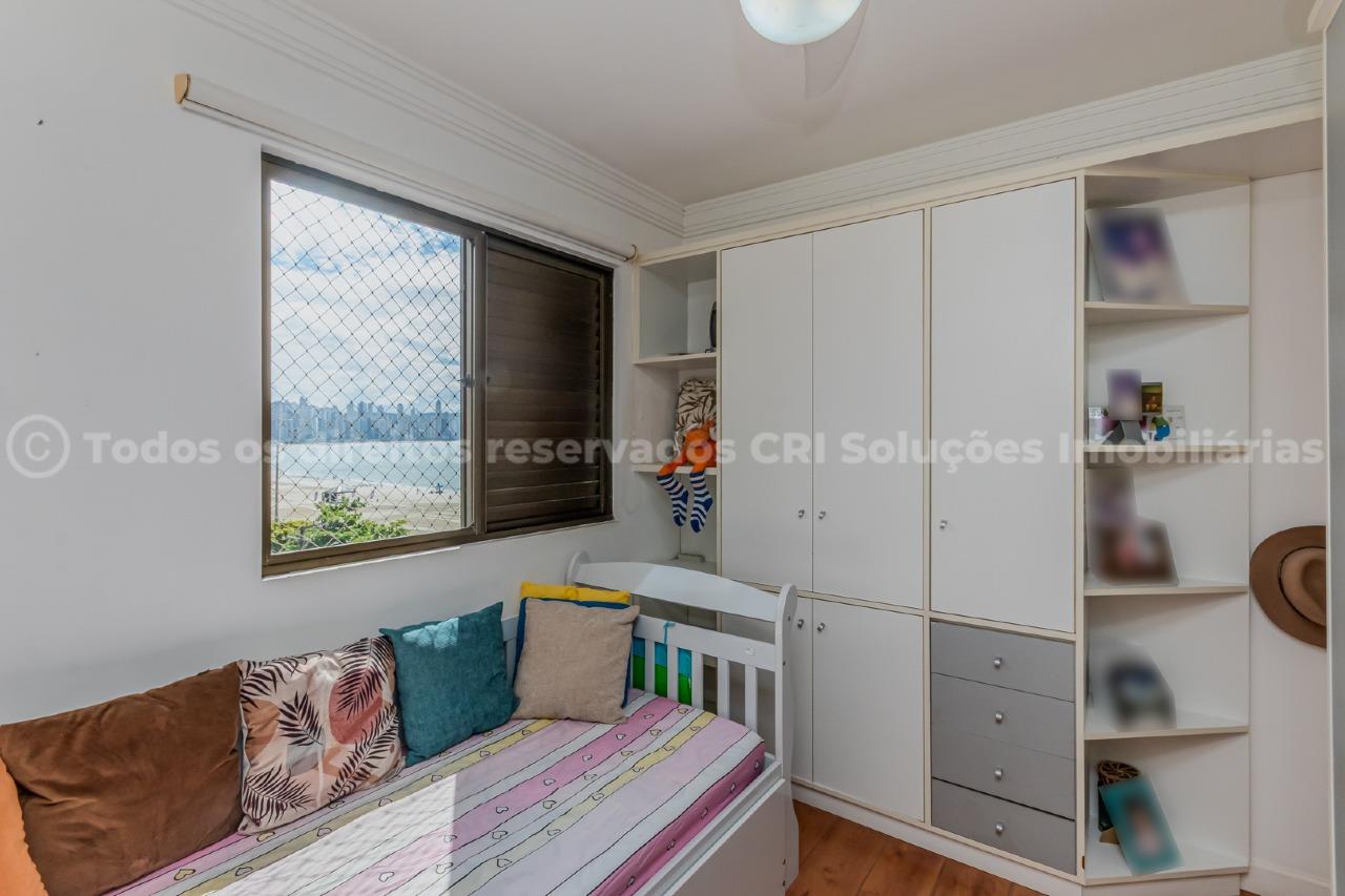 Foto do imóvel Apartamento Mobiliado Vista Mar com 03 dormitórios á venda no Edifício Ilha de São Sebastião na Barra Sul