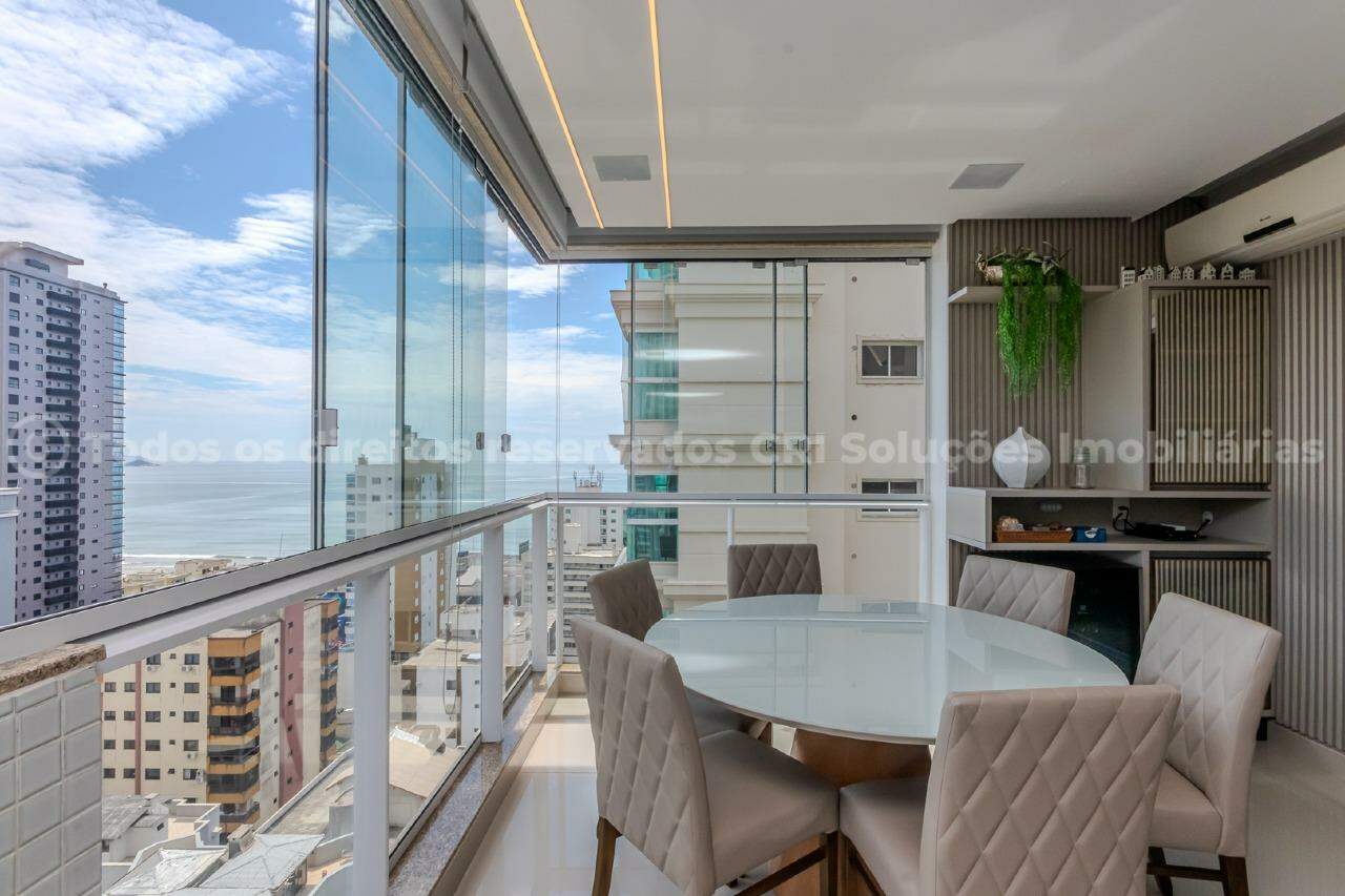 Foto do imóvel Apartamento Mobiliado Vista Mar com 03 suítes á venda no Edifício Aureo em Itapema