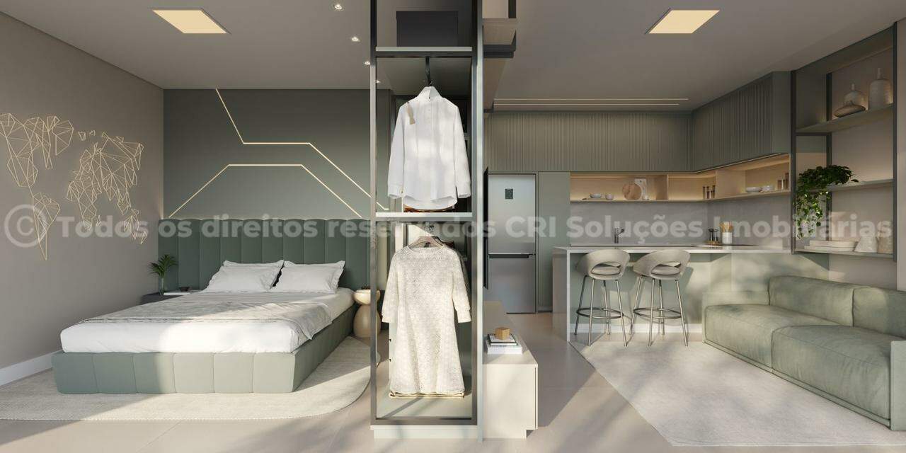 Foto do imóvel Residencial 1 Dormitório no NF Pulse Smart Living Centro de Itajaí