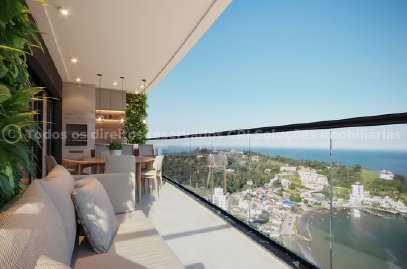 Foto do imóvel Apartamento 4 suítes frente mar a venda no Monaco Residence, no centro de Itapema