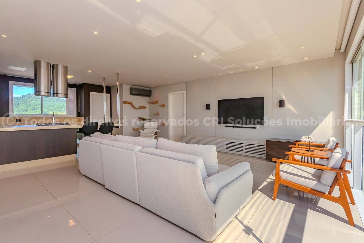 Foto do imóvel Apartamento mobiliado no Mirage Residence Praia Brava com 4 suítes e vista para o mar